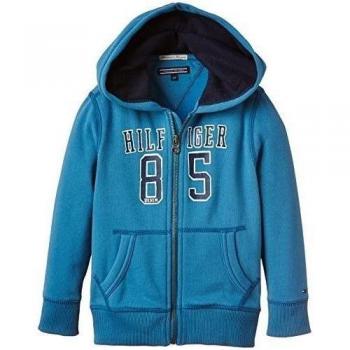 Tommy Hilfiger Brant Hd Zipthru Hwk L/S - Camisa de Pijama para Bebé, Color Azul (Celestial 466), Talla 80