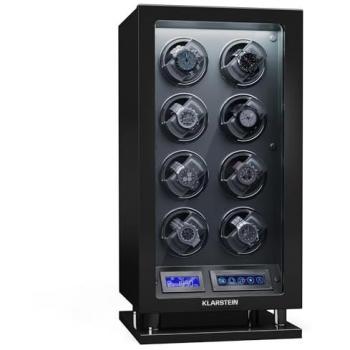 Klarstein Verdon 8‑Slot Watch Winder – 3 Modes, 5 Speeds, Acrylic Door