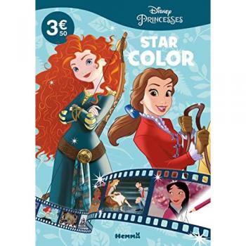 Disney princesses - star color (merida et belle)