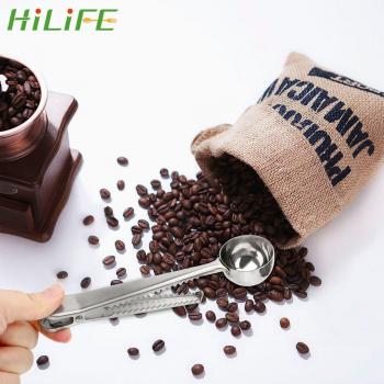 HILIFE Tea and Coffee Measuring Spoon with Sealing Clip