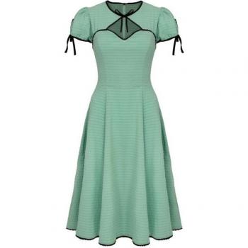 Hell Bunny Chic: Vestido Mediano XS‑XXL