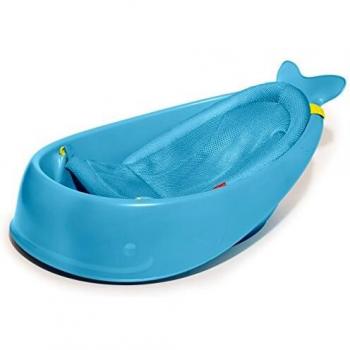 Skip Hop 3-Stage Moby Smart Sling Baby Bath Tub, Blue