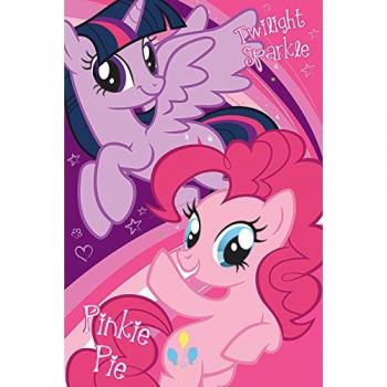 Grupo Erik PP33955 Multicolored My Little Pony Poster featuring Twilight Sparkle and Pinkie Pie, 91 x 61.5 x 0.1 cm