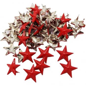 Étoile Rouge Punk Metal Punch 50pcs