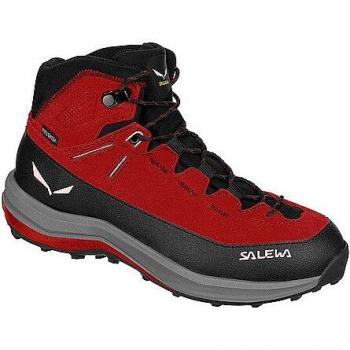 Botas Salewa MTN Trainer 2 Mid Powertex rojo negro
