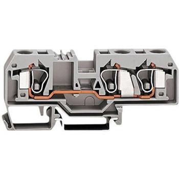 WAGO 284-681 Gray Feed-Through Terminal Block 10mm 57A