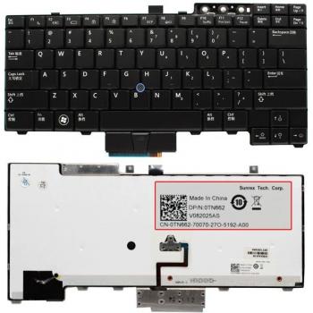 Dell Backlit Keyboard for Latitude E6400 E6410 E5500 E5510 E6500 E6510 M2400 M4400 E5400 with Trackpoint