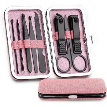 8-Piece Stainless Steel Nail Care Kit