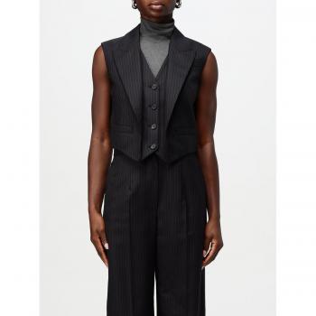Gilet Donna Alexander McQueen Blu Navy Taglia 42