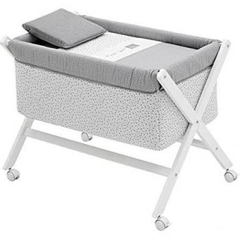 Culla X di Legno Foresta Grigio/White