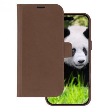 IPhone 16 Plus Dual‑Function MagSafe Leather Case & Wallet by Lynge – Dark Tan