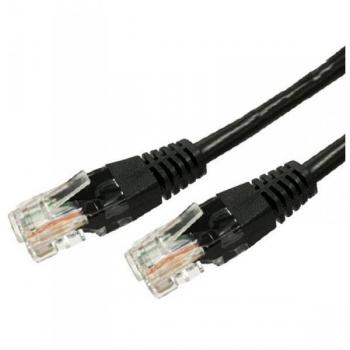Kabel Patchcord kat.6 RJ45 UTP 7,5m. czarny
