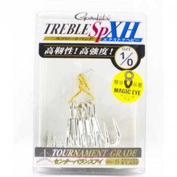 Gamakatsu Treble Hook Hyper Shield 68124 SP XH 1/0