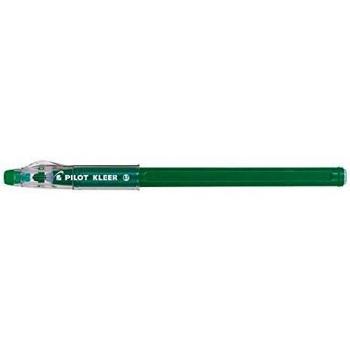 Stylo bille Kleer - Vert - effaçable - Pointe moyenne 0,7 mm