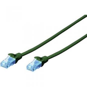 Digitus DK-1512-030/G RJ45 Cavo di rete, cavo patch CAT 5e U/UTP 3.00 m Verde coppie intrecciate 1 pz