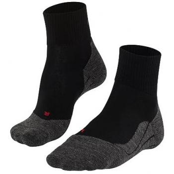 FALKE TK5 Wanderwollsocken Kurz Damen schwarz 39-40