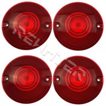 Cubre Faros y Señal de Giro Softail – 4 Unidades Naranja/Red Light