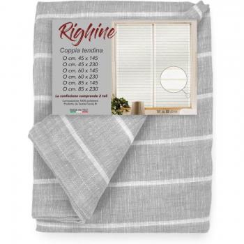 Tendina Lunga Vetro 45/60/85 – Coppia Grigia