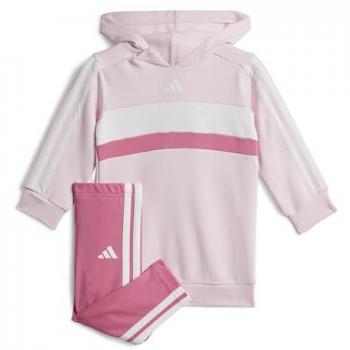 Adidas Baby Girl Tiberio 3‑Stripe Tracksuit – Pink Fusion