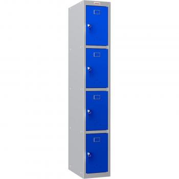 Phoenix PL Series PL1430GBK 1 Column 4 Door Personal Locker Grey