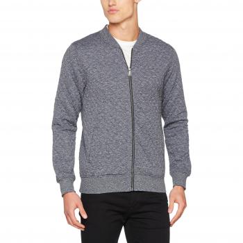 JACK & JONES PREMIUM Jprglebe Sweat Ls Zip Baseball Neck, Sudadera para Hombre, Azul