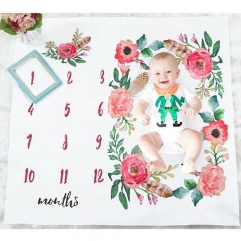 Infant Monthly Growth Photography Mat