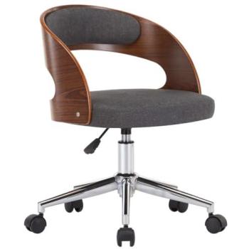 Chaise Ergonomique Pivotante en Bois Courbé