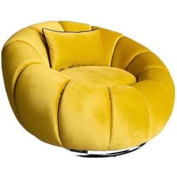 Eleganter Gelber Einsitzer Sessel für Ihr Zuhause