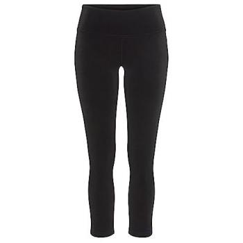 Leggings LASCANA Gr. 36/38, N-Gr, schwarz Damen Hosen in weicher, elastischer Samtoptik