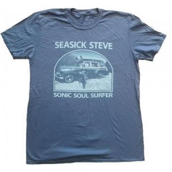 Steve Mal di Mare Blu Retro Tee Unisex S