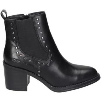 CHIKA10 GEORGIA 01 Botines de tacón para mujer negros en sintético 83214