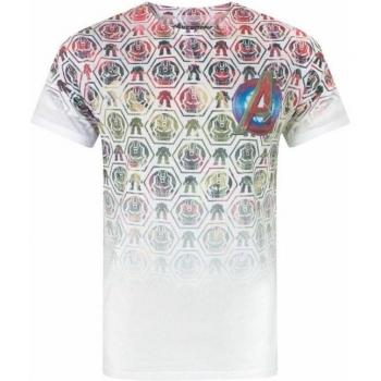 Avengers Age Of Ultron Men's Sublimation T-Shirt Size S - White