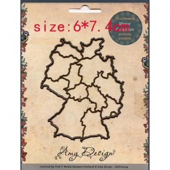 MapCraft Metal Cut Die Set – Scrapbook & Card Design
