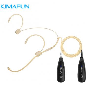 KIMAFUN 2.4G Dual Wireless Microphone System