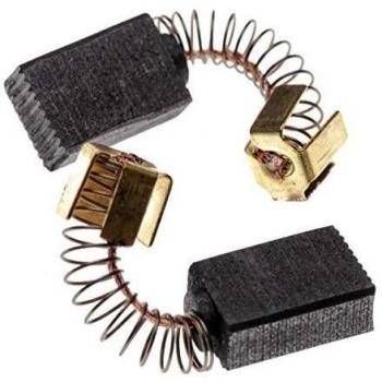 VHBW - 2x Spazzole di Carbonio per Utensile Elettrico 6 x 10 x 15mm Sostituiscono Makita 191904-8, CB-113