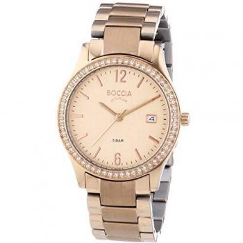 Boccia XS Damen Uhr – Analog, Quarz, Titan, Modell 3235‑01