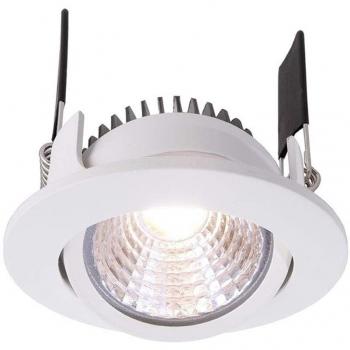 Deko-Light COB-68-350mA-4000K-rund-flach 5W weiß