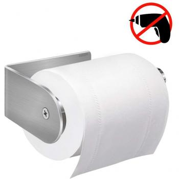 Klopapierhalter Self‑Adhesive – Edelstahl Rollenhalter für Bad und Küche