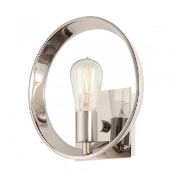 Elstead - Theater Row - Applique da interno a 1 luce Argento imperiale, E27