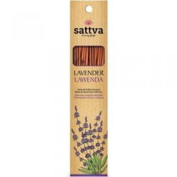Sattva Natur‑Indisches Räucherwerk Lavendel – 15 Packung