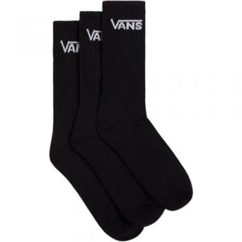 Calcetines Vans Classic Long negro puro (3 pares) - 42-47
