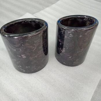 Glossy Carbon Fiber Exhaust Pipe Tip Cover