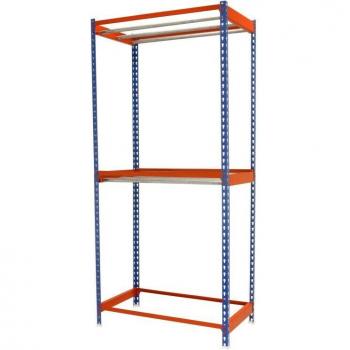 Stagiaire métallique Simonrack 3 étages bleu & orange