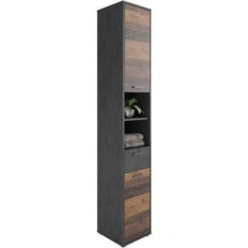 FMD Mehrzweckschrank Old Style Dunkel