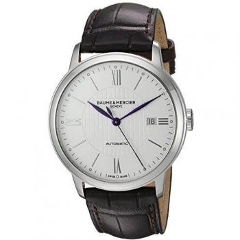 Reloj Baume & Mercier Classima M0A10214 automático de piel marrón para hombre