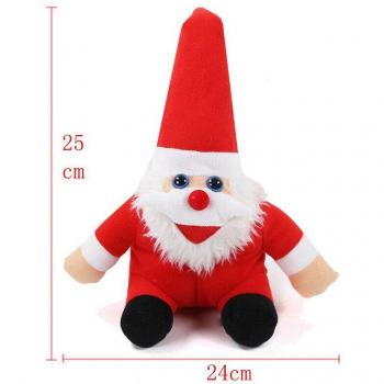 Holiday Festive Oversized Puppy Santa Plush + Outfit and Riding Gear