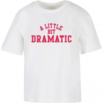 Miss Tee T-Shirt Donna Lil Dramatic Rosso e Bianco