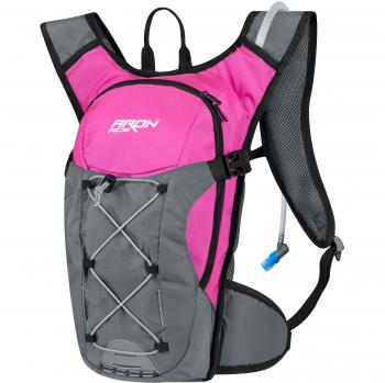 FORCE - batoh ARON ACE PLUS 10 l + 2 l rezervoár růžovo-šedý