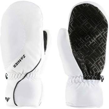 Zanier Warmer wasserdichter Damen Fausthandschuh. Farbe: Schwarz / Weiß / Größe: 6.5