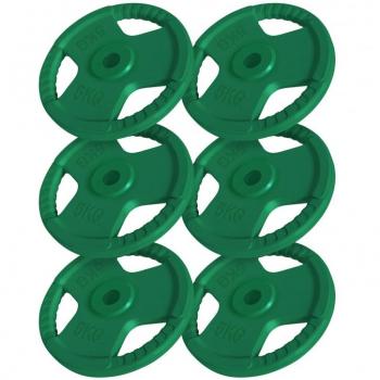 Rubber Weight Plate Set - 30 Kg (6x5kg) 30mm